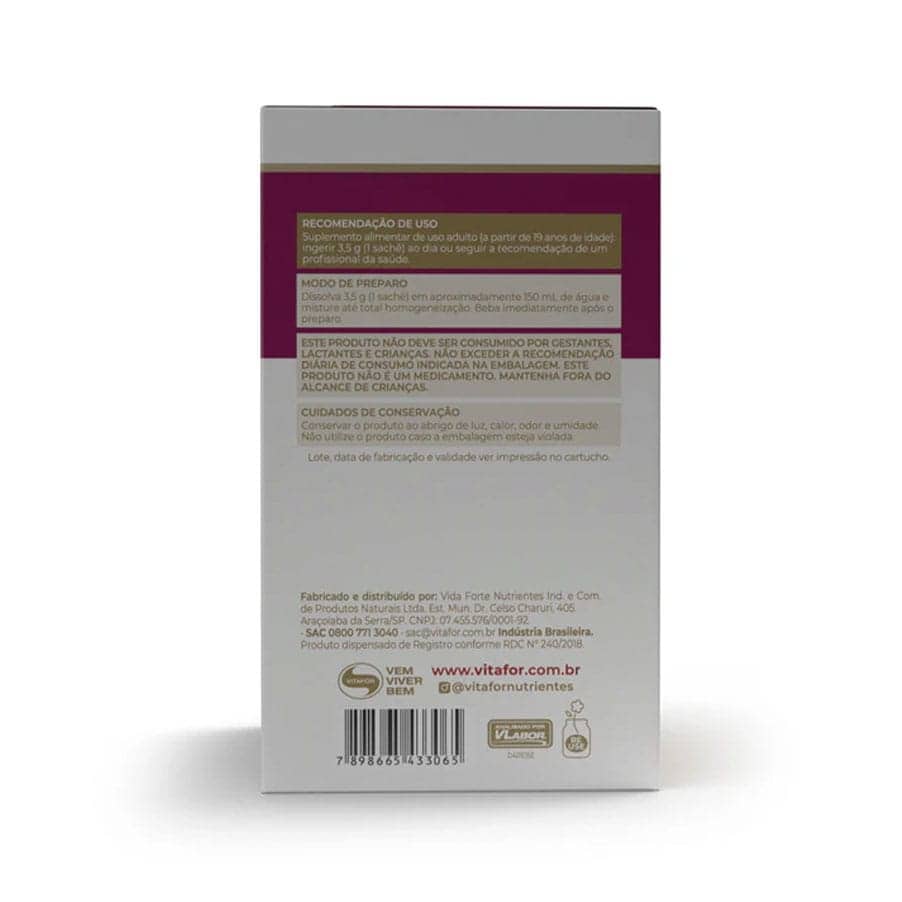Colagentek Beauty Abacaxi e Hortelã 30 Saquetas Vitafor - Image 4