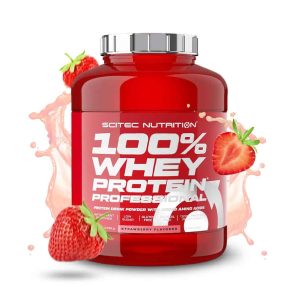 100% Whey Protein Professional Morango 2350gr Scitec Nutrition