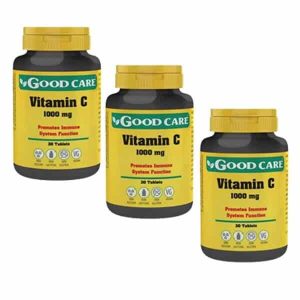 Vitamina C 1000mg Pack 3 x 30 Comprimidos – Good Care