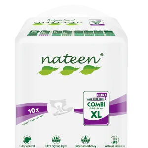 Fralda de adulto Nateen Ultra XL, 10 unidades