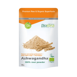 Ashwagandha 100% Root Pó Bio 150gr Biotona