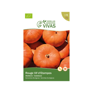 Abóbora Rouge Vif d’Etampes Sementes Vivas
