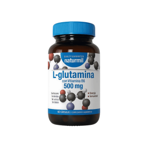 L-Glutamina 500mg 60 Cápsulas Naturmil