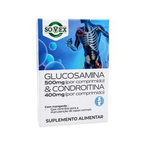 Glucosamina 500mg e Condroitina 400mg 40 Comprimidos Sovex
