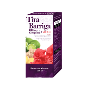 Tira Barriga Hibisco e Gengibre 500ml Novo Horizonte
