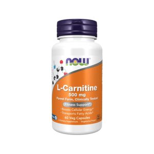 L-Carnitina 500mg 60 Cápsulas Now Foods