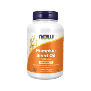 Pumpkin Seed Oil 1000mg 100 Cápsulas Now