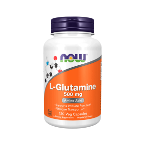 L-Glutamina 500mg 120 Cápsulas Now