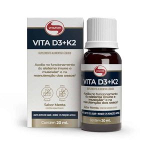 Vitamina D3 + K2 20ml Menta Vitafor