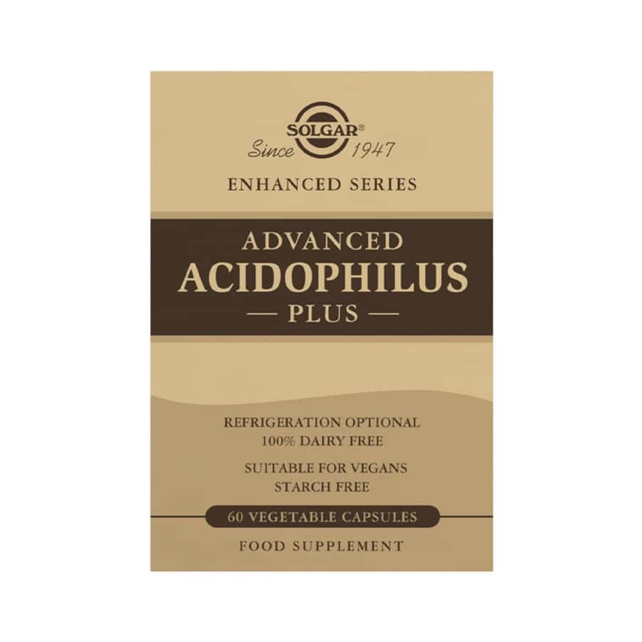 Advanced Acidophilus Plus 60 Cápsulas Solgar