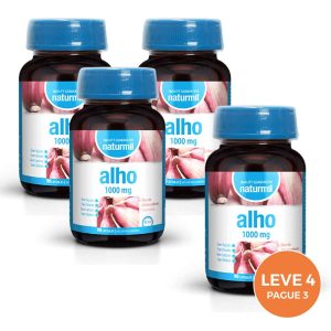 Alho 1000 mg 90 Cápsulas Naturmil Leve 4 Pague 3