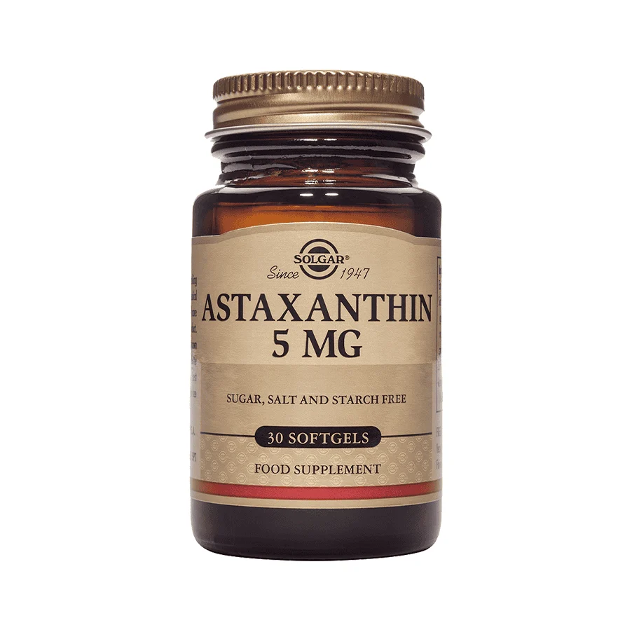 Astaxantina 5 mg 30 Cápsulas Solgar - Image 2