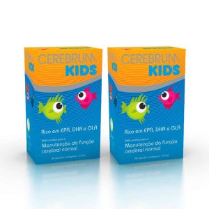 Cerebrum Kids Pack 2 x 80 Cápsulas Mastigáveis Natiris