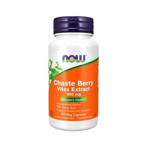 Chaste Berry Vitex Extract 300mg 90 cápsulas Now Foods