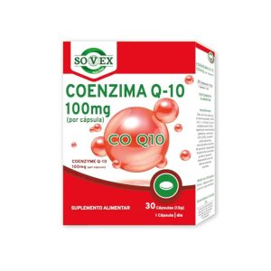 Coenzima Q10 100mg 30 Cápsulas Sovex