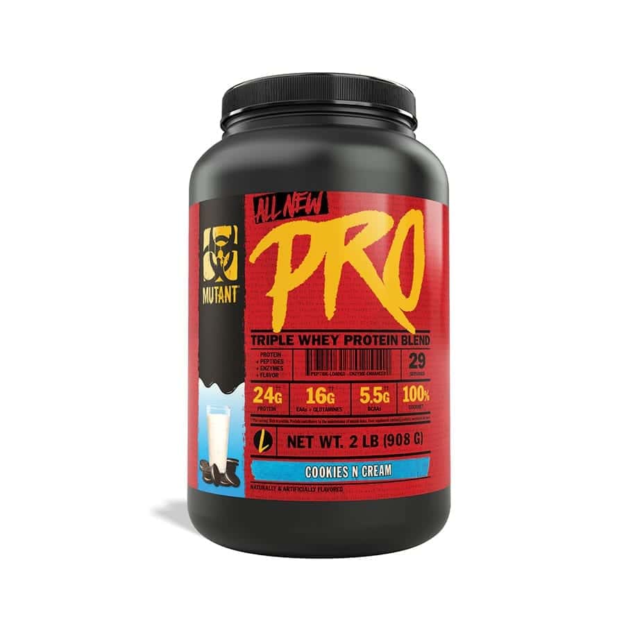 100% Gourmet Whey Protein Mix 908gr Cookies & Cream Mutant - Image 2