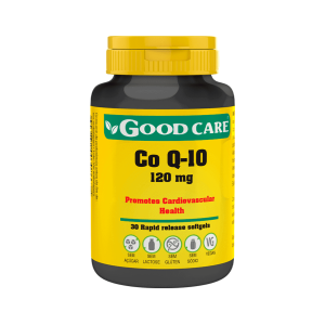 Coenzima Q10 120mg 30 cápsulas Good Care