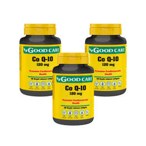 Coenzima Q10 120mg Pack 3 x 30 Cápsulas Good Care
