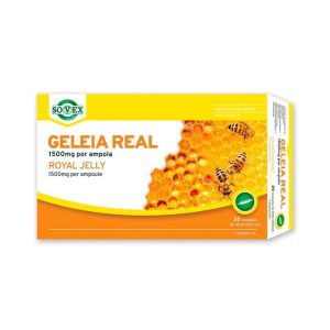 Geleia Real 1500mg 20 Ampolas Sovex