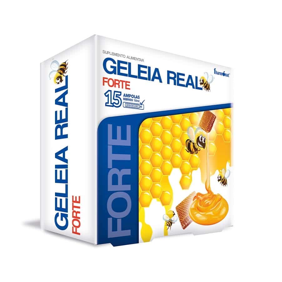 Geleia Real 1500 mg 15 ampolas Fharmonat