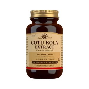 Gotu Kola Aerial Extract Centella Asiática 100 Cápsulas Solgar