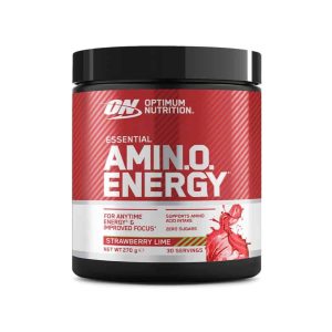 Essential Amino Energy Morango e Lima 270gr Optimum Nutrition