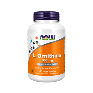 L-Ornithine 500mg 120 cápsulas Now Foods