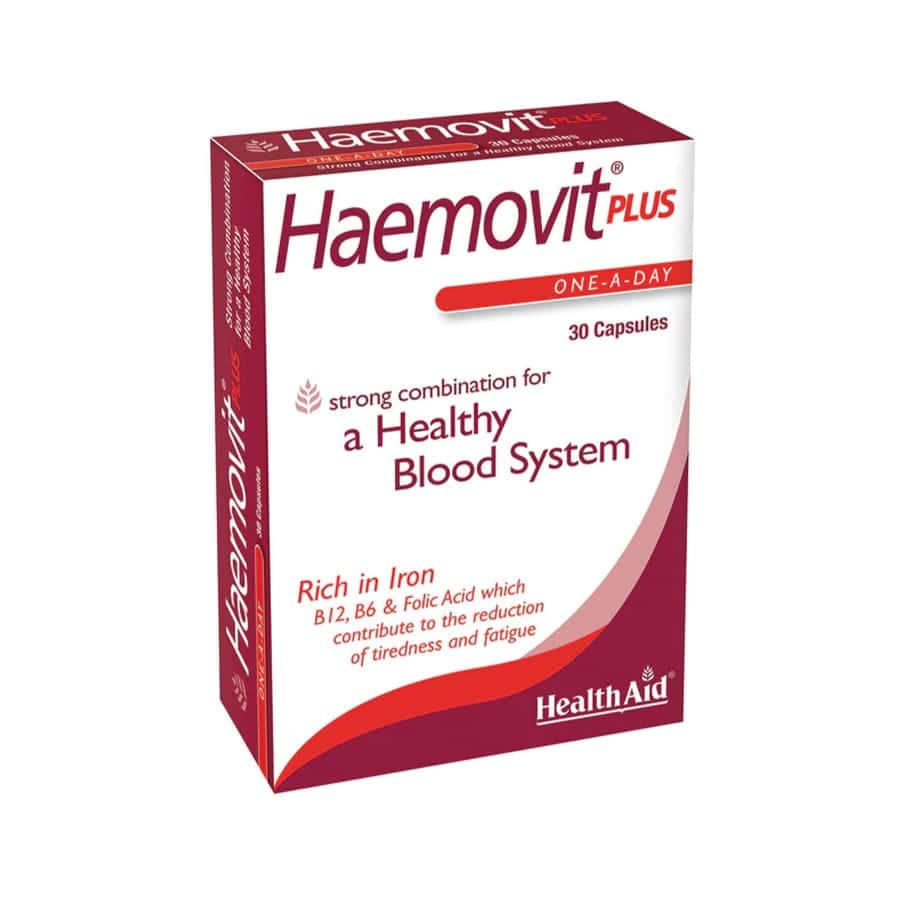 Haemovit Plus 30 Cápsulas Health Aid - Image 2