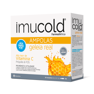 Imucold Geleia Real 20 Ampolas Farmodiética