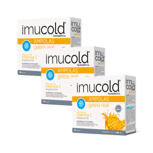 Imucold Geleia Real Pack 3 x 20 Ampolas Farmodiética