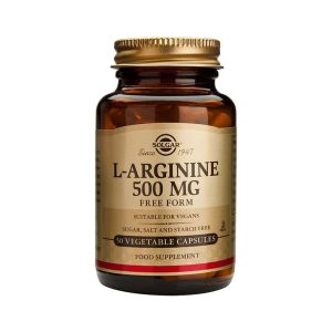 L-Arginina 500mg 50 Cápsulas Solgar
