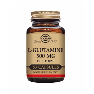 L-Glutamina 500mg 50 Cápsulas Vegetais Solgar