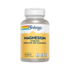 Citrato de Magnésio 90 Cápsulas Solaray