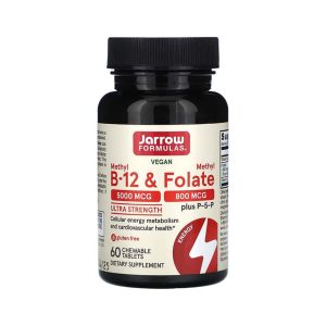 Methyl B12 e Methyl Folate 60 Comprimidos Jarrow Formulas