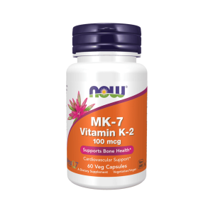 MK7 Vitamina K2 100mcg 60 Cápsulas Now Foods