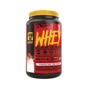 100% Gourmet Whey Protein Mix 908gr Creme de Morango Mutant
