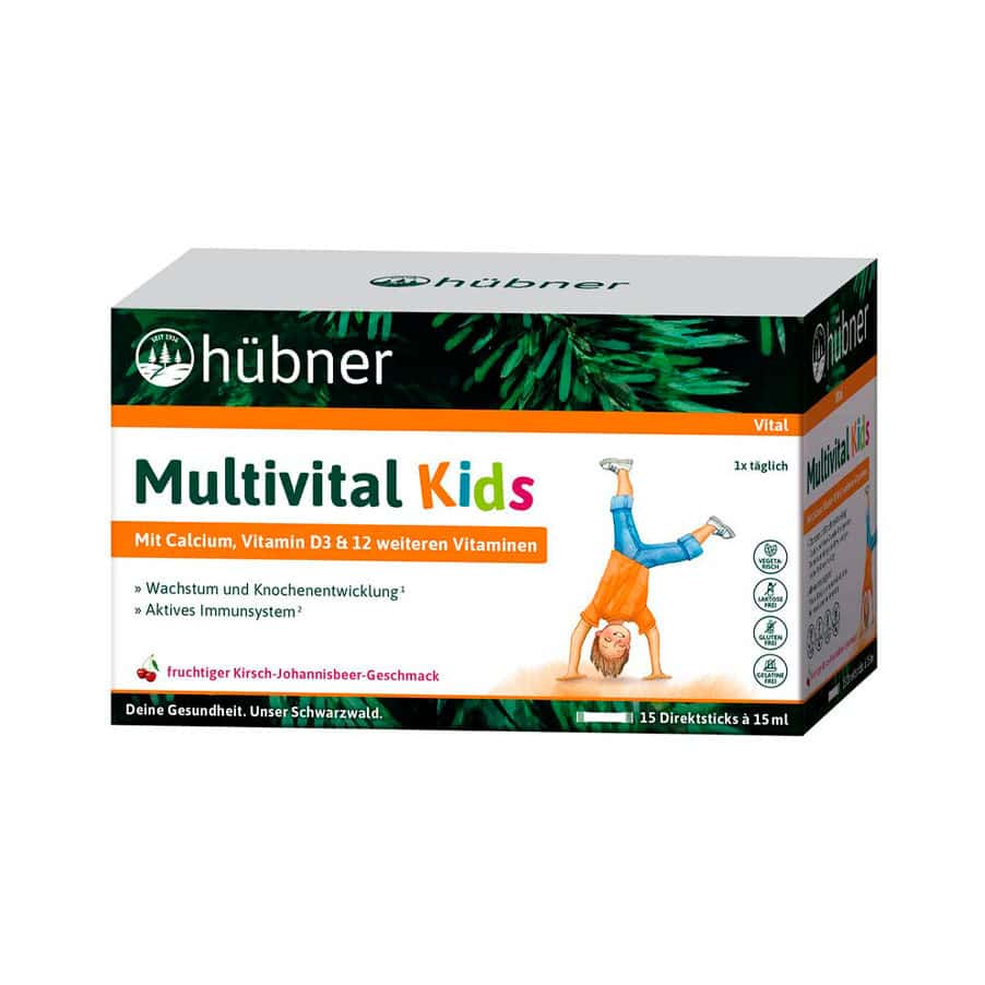 Multivital Kids 15 Saquetas x 15ml Hubner