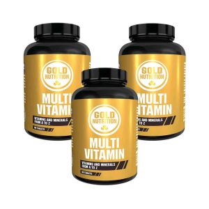 Multivitamin Pack 3 x 60 Comprimidos Gold Nutrition
