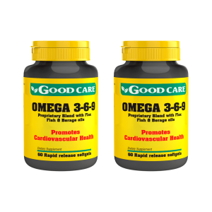 Ómega 3-6-9 Pack 2 x 60 Softgels Good Care