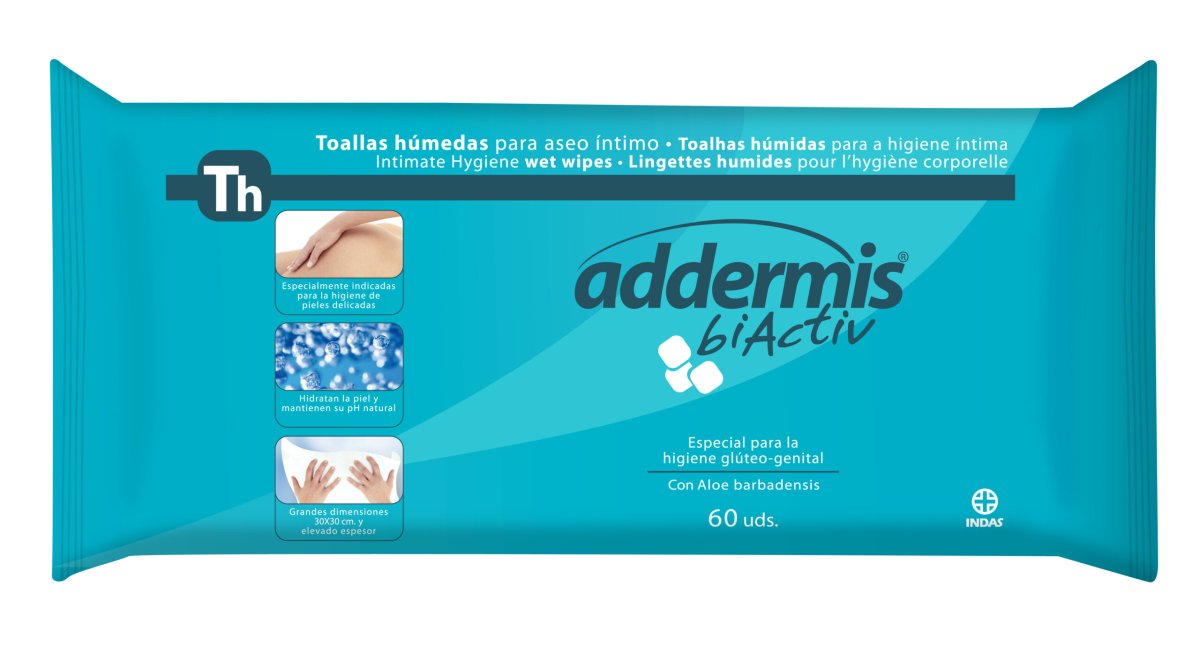 Addermis Biactiv – Toalhitas húmidas - Image 2