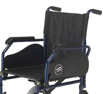 Breezy 90 com rodas de passeio – Cadeira de Rodas Azul - Image 4