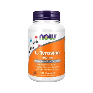 L-Tyrosine 500 mg 120 Cápsulas Now Foods
