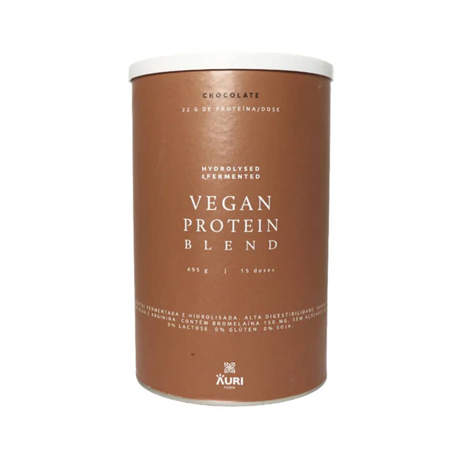 Vegan Protein Blend Chocolate 495gr Auri Foods