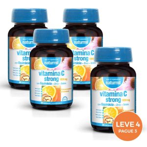 Vitamina C Strong 1000mg 60 Comprimidos Naturmil Leve 4 Pague 3
