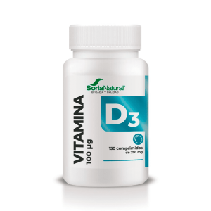 Vitamina D3 100ug 150 Comprimidos Soria Natural
