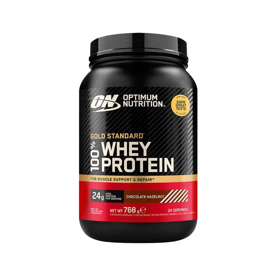 Whey Gold Standard Chocolate e Avelã 768gr Optimum Nutrition